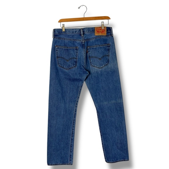 Levi’s 501 Original Fit Button Fly Jeans Medium Stonewash 31x30 Cotton 005010193 - Picture 9 of 12